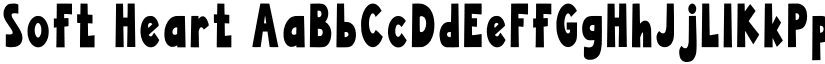 Soft Heart font