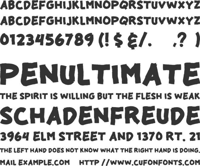 Jumpking font preview