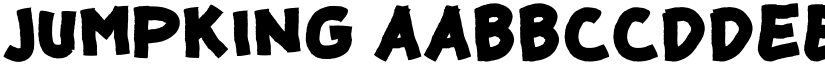 Jumpking font