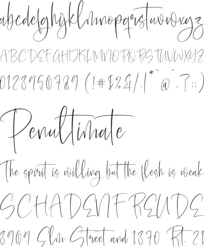 Austellas Caffetary font preview