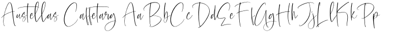 Austellas Caffetary font