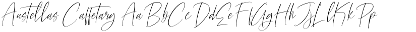 Austellas Caffetary font