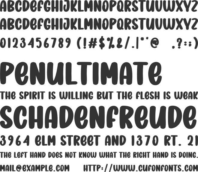 Candy Cane font preview