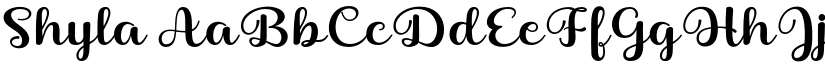 Shyla font