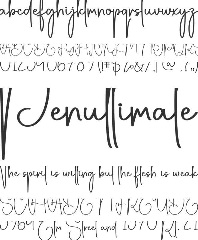 Birthdaycard font preview