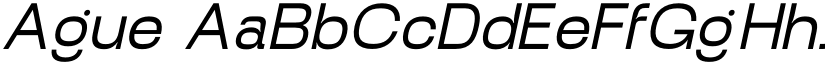 Ague font