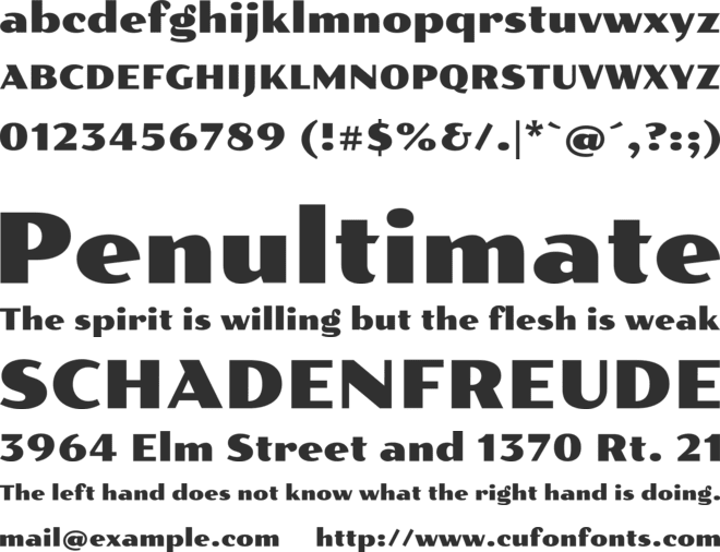 Poller One font preview