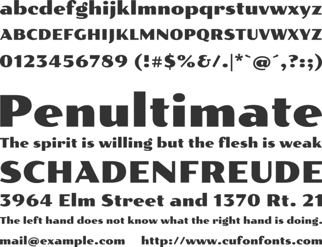 Poller One font preview