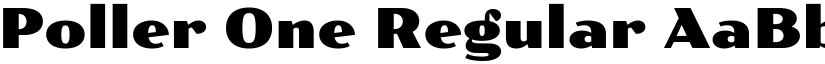 Poller One Regular font