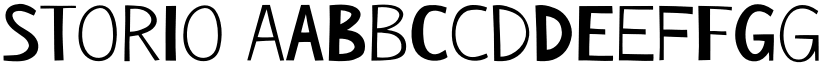 Storio font