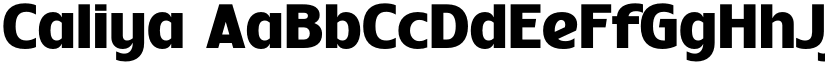 Caliya font