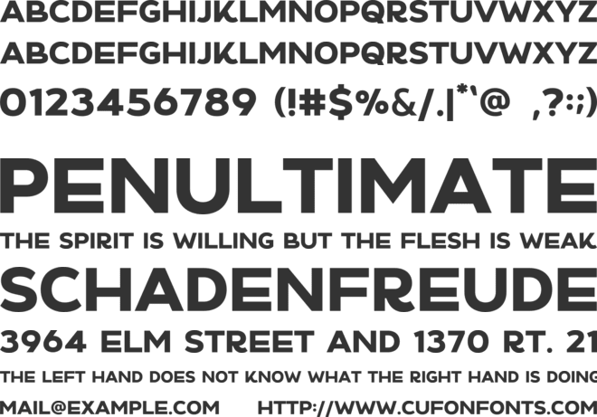 Walkins font preview