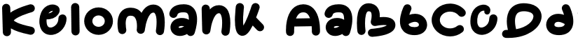 Kelomank font