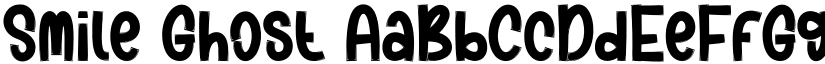 Smile Ghost font