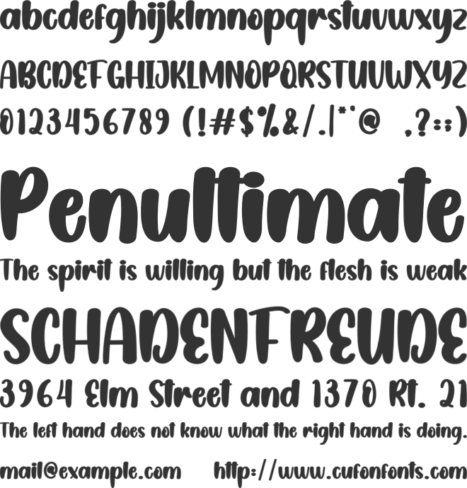 Scary Island font preview