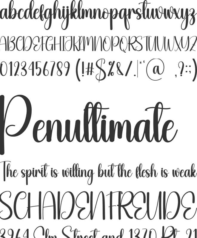 Retro Halloween font preview