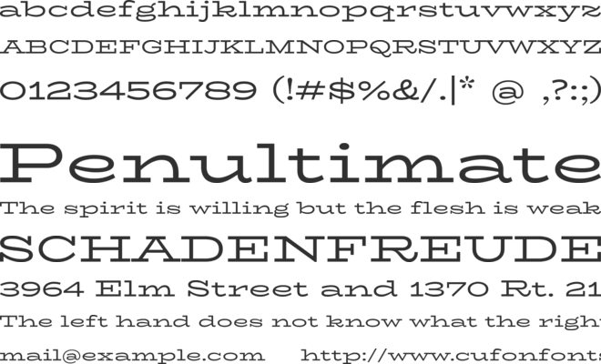 BioRhyme Expanded font preview