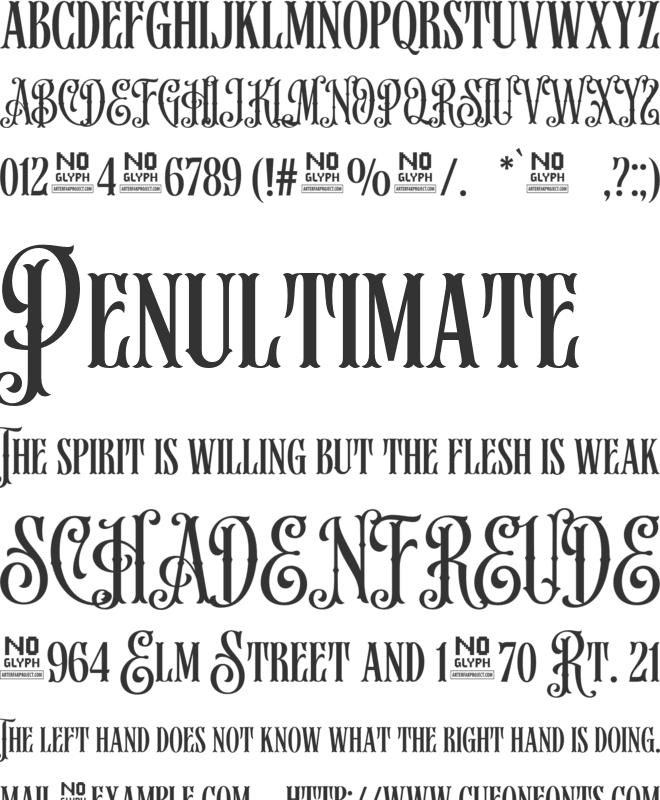 Aristoreva font preview