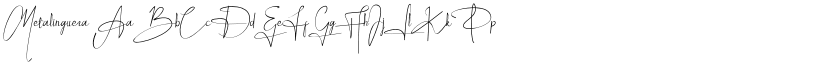 Metalinguera font