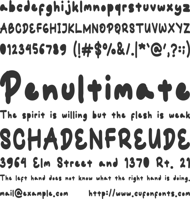 Paltoki font preview