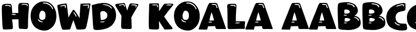 Howdy Koala font