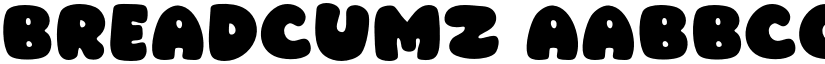 Breadcumz font