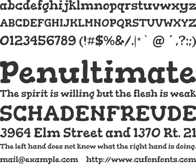 Gorditas font preview