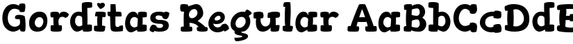 Gorditas Regular font
