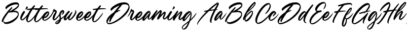 Bittersweet Dreaming font