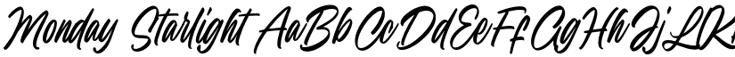 Monday Starlight font