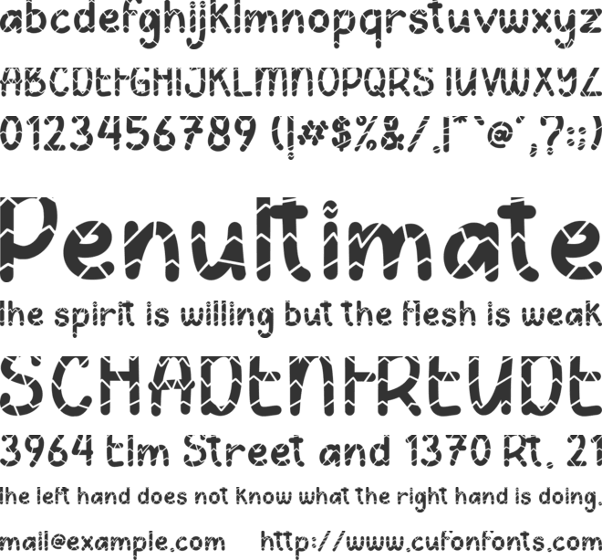 Eggstra Fun font preview