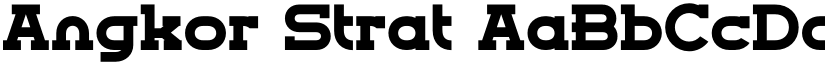 Angkor Strat font