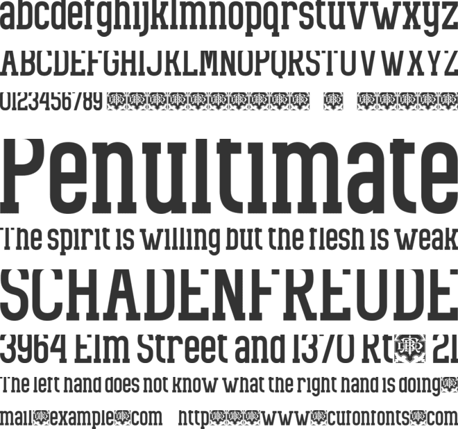 Brawlex font preview