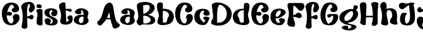 Efista font
