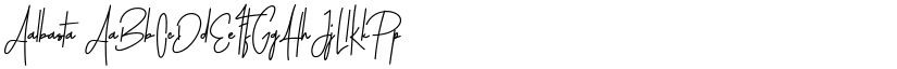 Aalbasta font