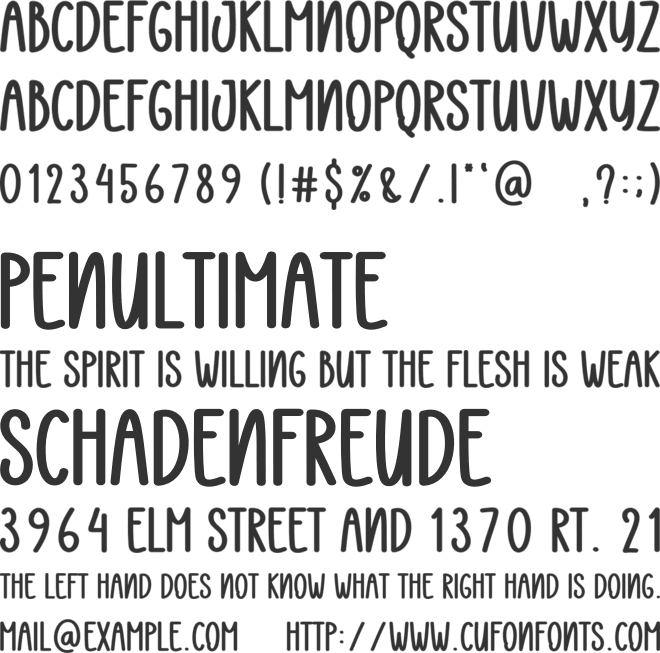 Western  Christmas font preview