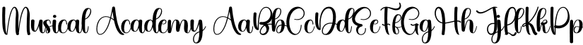 Musical Academy font