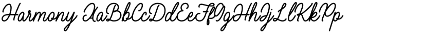 Harmony font