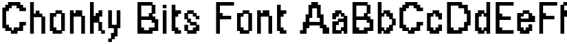 Chonky Bits Font font