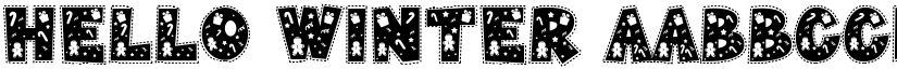 Hello Winter font