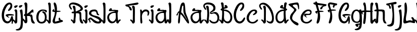 Gijkolt Risla Trial font