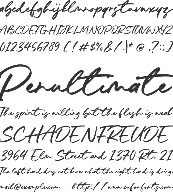 Winterhold Kingdom font preview