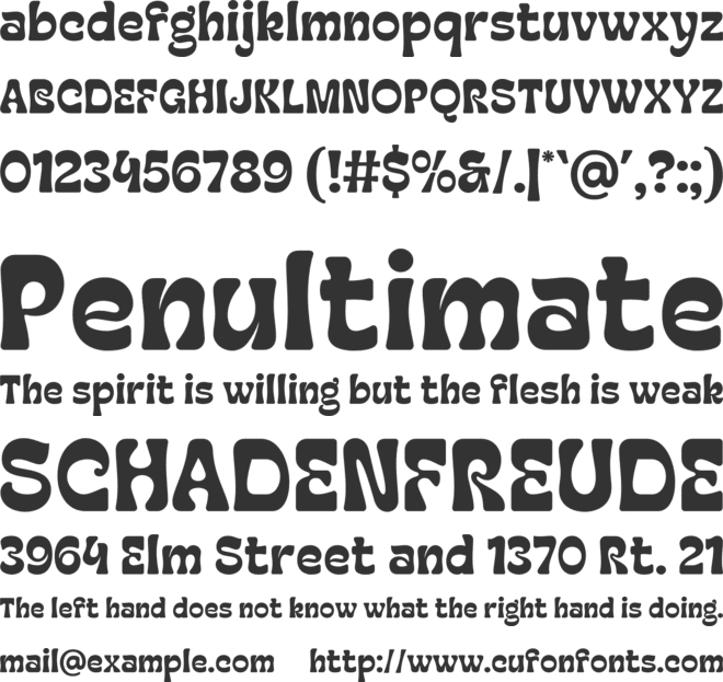 Young Romance font preview