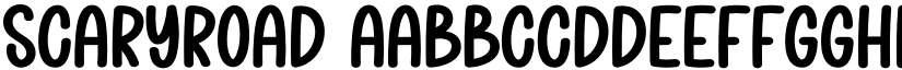 Scaryroad font