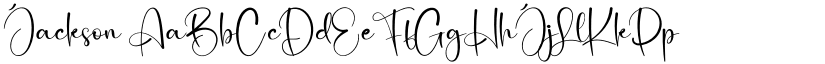 Jackson font