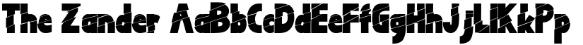 The Zander font