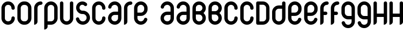 CorpusCare font