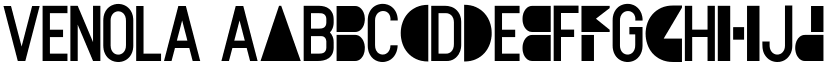 VENOLA font