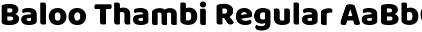 Baloo Thambi Regular font