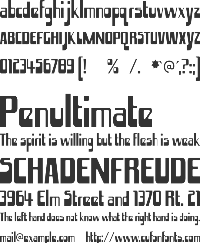 Hamma Mamma Jamma font preview